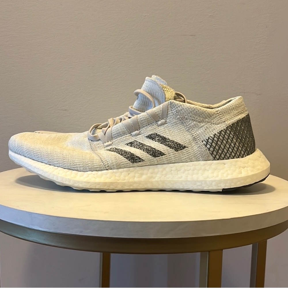(Brand New) Adidas PureBoost Go- Non Dyed / Grey / Raw White (Size 12)